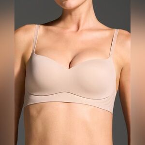 NEW EBY One Piece Contour Bra Pink Size XL Seamless Wireless NWT